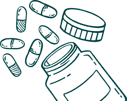 hero-home-img pills coming out of bottle